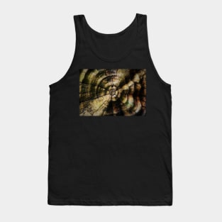 Wood Grain Circle Tank Top